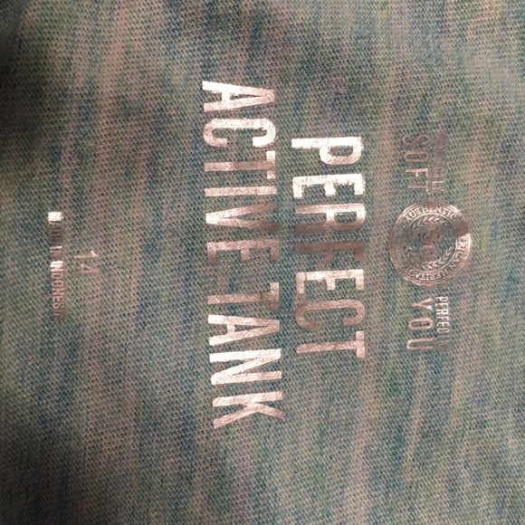 Blue tank top with hood - Picture 3 of 7